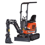 ES 10 ZT Peso 1060 Kg (Canopy) Cadenas goma Potenc. motor 10.0 Hp Prof. Excavac. 1620 mm