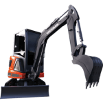 ES 22 SR Peso 2160 Kg (Canopy) 2290 kg (Cabina) Cadenas goma Potenc. motor 19.2 Hp Prof. Excavac. 2493 mm