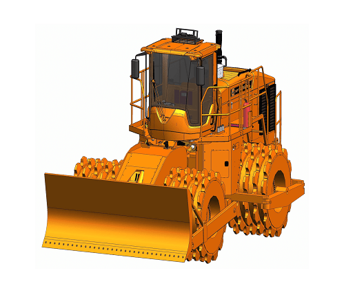355 - 4 PP Potencia 388 CV Ancho de compactación 380 cm Fuerza de compactación 87,5 Kg/cm Peso 35.000 Kg Francés