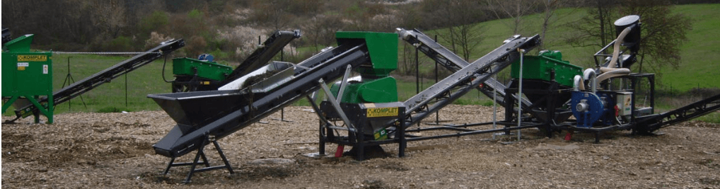 Nuestros equipos se realizan para eliminar el material contaminante (plástico, papel, metales y residuos varios) presente en los residuos verdes (ramas, hojas de poda, hierba, etc.). Dicha remoción asegura la recuperación y la pureza del producto final después de la descomposición