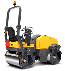 CC1100 Motor Kubota 35 CV Ancho tambor 1070 mm Amplitud nominal 0,5 mm Frecuencia de Vibración 63 Hz Fuerza centrífuga 29 kN Peso 2350 Kg Español