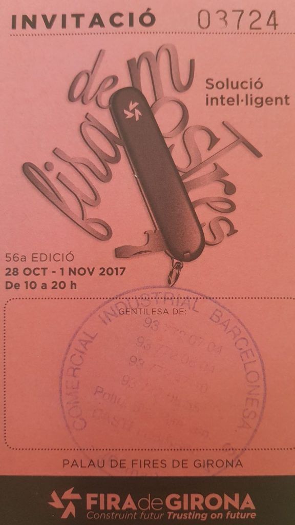 invitacion fira girona 2017