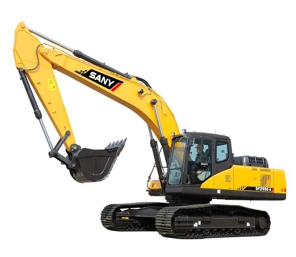 SY 265C Motor Cummins TIER 4 Final Potencia 190 CV/2000 rpm Ancho Transporte 3.190 mm Profundidad Excavación 6.715 mm Cuchara 1,2 m3Peso 25.500 Kg Español Inglés