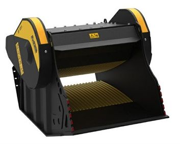 BF 120.4 S4 Máquina 30 ton Produccion 53 m3/h Capacidad carga 1,30 m3 Boca 1.250x540 mm Salida 15-145 mm Caudal 210 l/min Presión 220 bar Peso 4.800 Kg Español
