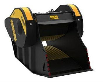 BF 60.1 S4 Máquina 8 ton Produccion 23 m3/h Capacidad carga 0,55 m3 Boca 610x500 mm Salida 15-130 mm Caudal 98 l/min Presión 220 bar Peso 1.600 Kg Español