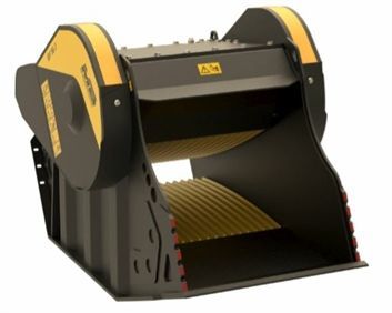 BF 90.3 S4 Máquina 21 ton Produccion 42 m3/h Capacidad carga 0,90 m3 Boca 910x540 mm Salida 15-140 mm Caudal 180 l/min Presión 220 bar Peso 3.500 Kg Español