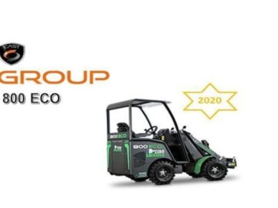 CAST 800 ECO Mini Pala Cargadora Eléctrica con Placa Universal y Tracción 4WD.
