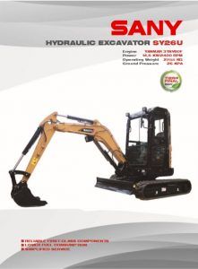 PRODUCTO NUEVO: SANY SY26U