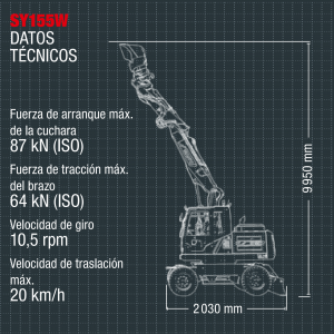 SANY SY 155 W