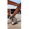 Brazo Y Cuchara De La Hitachi ZX80 SB De Segunda Mano, Excavadora De Cadenas Preparada Para Excavación Y Construcción.