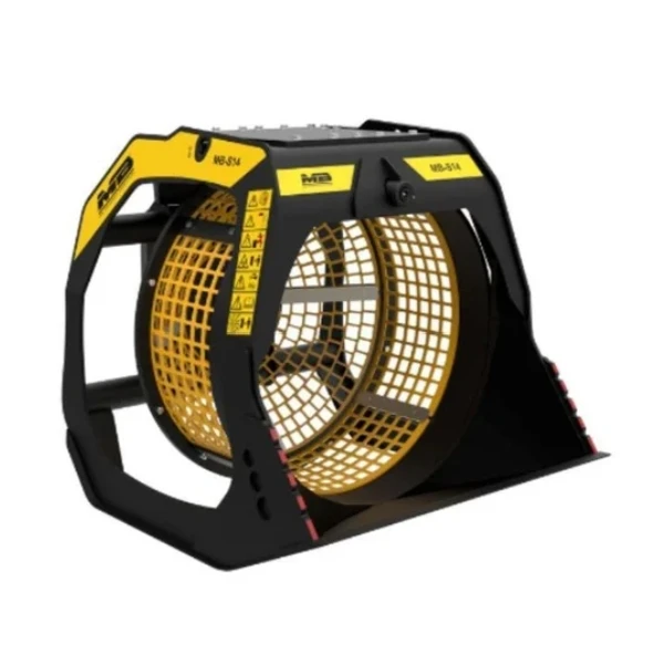 MB‑S14 S4 nueva en GRUPOCIBSA: cuchara cribadora 1,10 m³, malla 1200 mm, caudal 60 l/min.