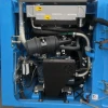 Motor diésel de la minicargadora Messersi SL45, mostrando su sistema de transmisión hidráulica y diseño robusto.