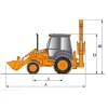 Rendimiento CASE 580 Super R 2004 - Experimenta la máxima productividad