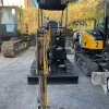 miniexcavadora sy16c sany en obra junto a otras excavadoras