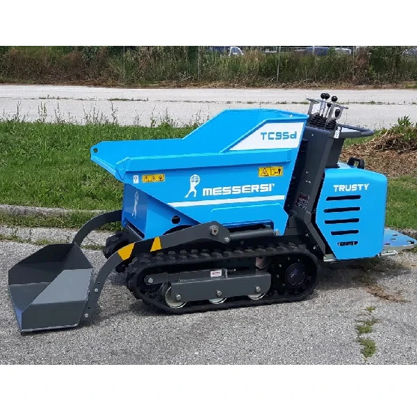 MiniDumper Messersi TC95 diesel para terrenos difíciles y carga de 950kg.