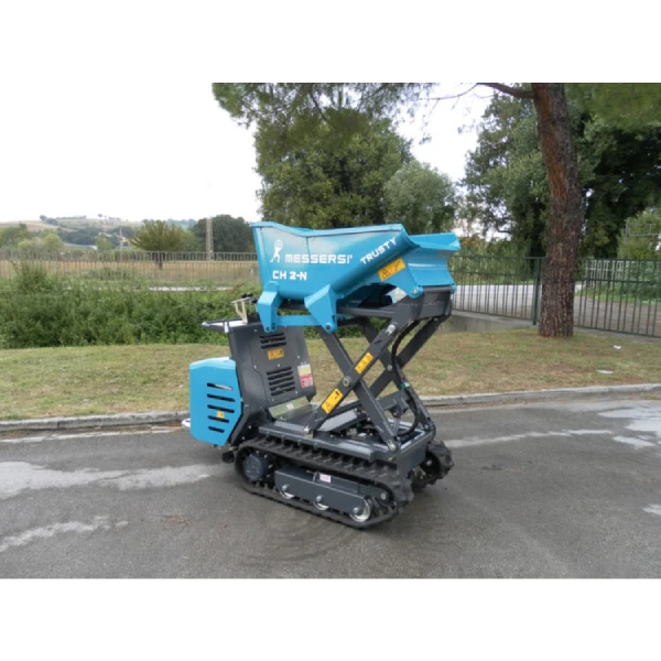 Messersi TC95 diesel mini dumper con cajón basculante elevable para construcción.