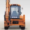 Retroexcavadora rígida usada Fiat Hitachi FB2000 Symcro para construcción, modelo 1996 de GRUPOCIBSA.