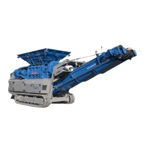 CAMS UTM 1500 planta móvil de trituración híbrida eficiente.