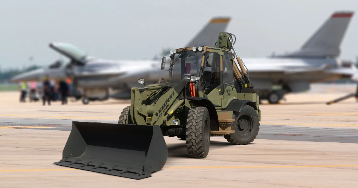 Maquinaria VENIERI militar en base aérea.