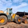 Cargadora Liebherr L-544 de segunda mano, lista para trabajos de construcción.