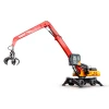 Manipuladora telescópica Sany SMHW48G5, con motor Cummins L9 Stage V, ideal para reciclaje, chatarreras y manipulación de materiales pesados.