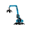 Manipuladora de materiales eléctrica Sany SMHW40E con cabina elevable, ideal para reciclaje, manejo de residuos y carga eficiente con motor de 218 CV.