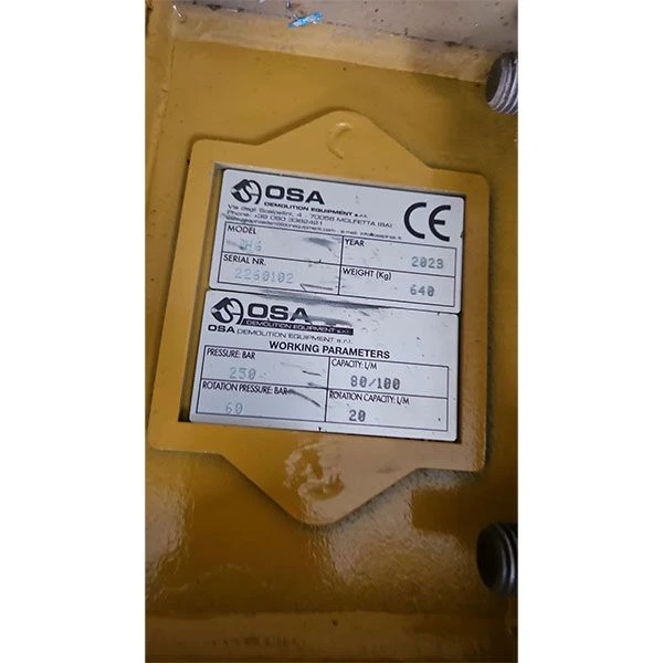 Detalle placa Hardox OSA SH06.