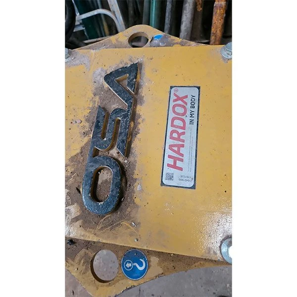 Detalle placa Hardox OSA SH06.