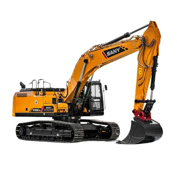 Excavadora SANY SY305C ideal para excavaciones de grandes dimensiones con alta eficiencia en obra pública.