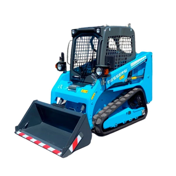 Messersi CTL35 Diesel mini cargadora compacta sobre ruedas ideal para obra pública y terrenos difíciles.