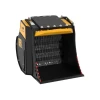 Render frontal de la cuchara seleccionadora MB-HDS407 de MB Crusher mostrando rotores intercambiables.