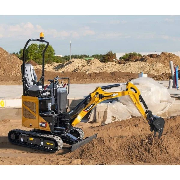 SANY SY10U mini excavadora de cadenas.