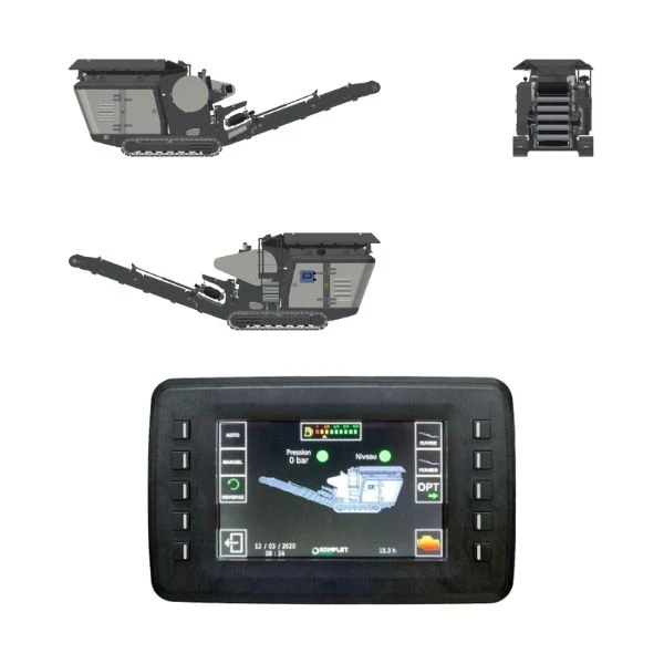 Pantalla digital del control remoto de la Komplet K-JC 704.