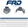 Especificaciones FURUKAWA FDG con medidas y capacidades; modelos FDG05-PL, FDG15-PL, FDG20-PL, FDG30-PL, FDG35-PL, FDG40-PL, FDG50-PL y FDG60-PL.
