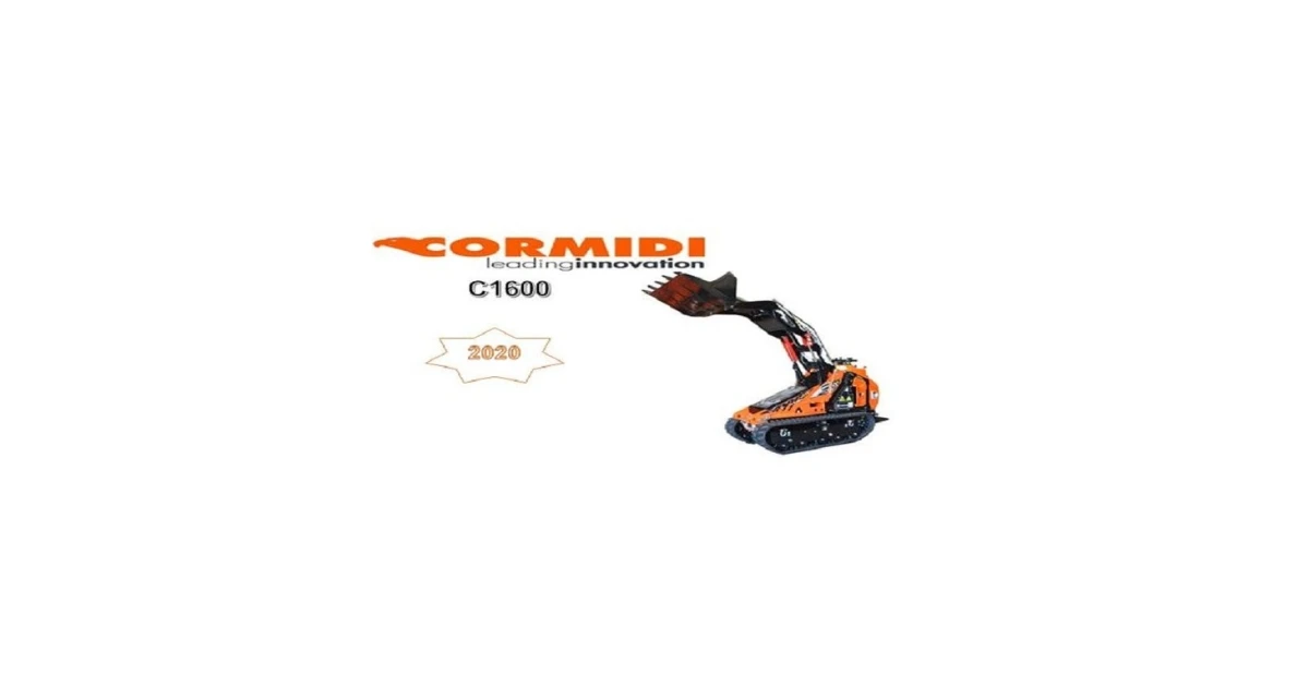 Cormidi C1600 Minidumper de Orugas en Obra con Caja de 0,63 m³ y Capacidad Operativa de 1.600 kg