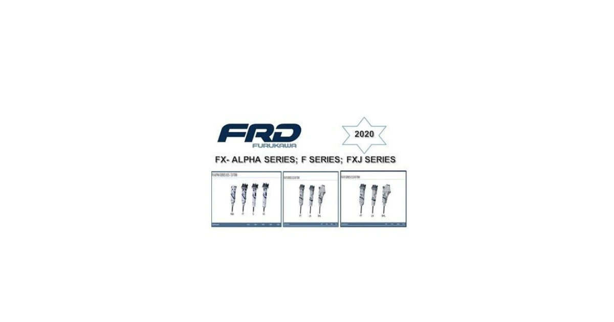 Martillos Hidráulicos Furukawa FXJ En Excavadora Con Carcasa NT-Box Y Diseño Monobloque.
