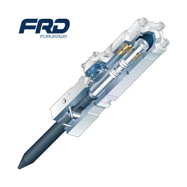 Sección Longitudinal De Martillo Hidráulico Furukawa F6BHL F6FT F6LN Y F9LN.