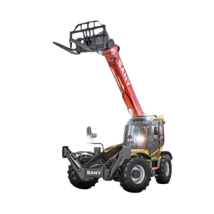 STH936 de SANY, manipulador telescópico nuevo para construcción y agro: motor DEUTZ TD 3.6 Stage V (74 CV) y capacidad de elevación de 3.600 kg.
