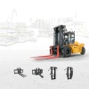 Carretilla SANY SCP160G5 SCP250G5 SCP300G5 SCP320G5 con accesorios para diferentes tipos de carga GRUPOCIBSA.