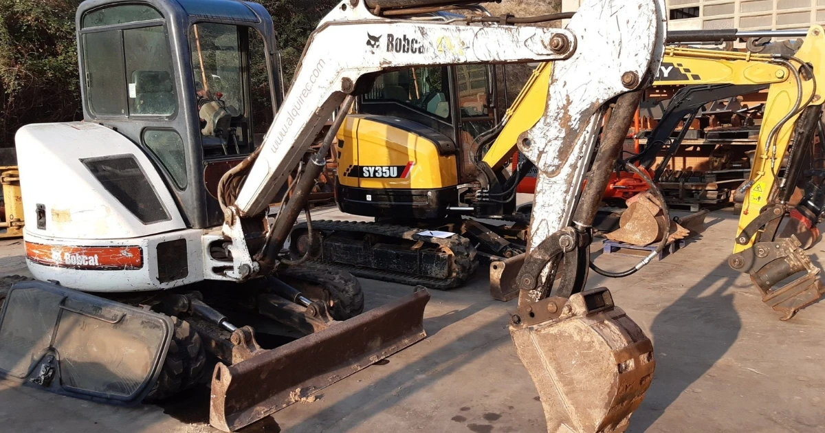 Miniexcavadora Bobcat 430 HAG De Cadenas Usada En Venta En GrupoCibsa.