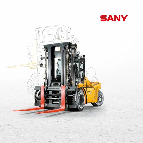 Carretilla elevadora SANY SCP160G5 SCP250G5 SCP300G5 SCP320G5 vista frontal para cargas pesadas GRUPOCIBSA.