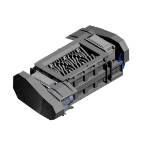 Equipo de trituración primaria CAMS FTR 1500 FTR 1200 FTR 1000 y FTR 750 montado sobre estructura para reciclaje de hormigón y residuos de construcción de GRUPOCIBSA.