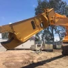 Cizalla Hidráulica OSA SH06 Instalada En Excavadora Para Demolición.