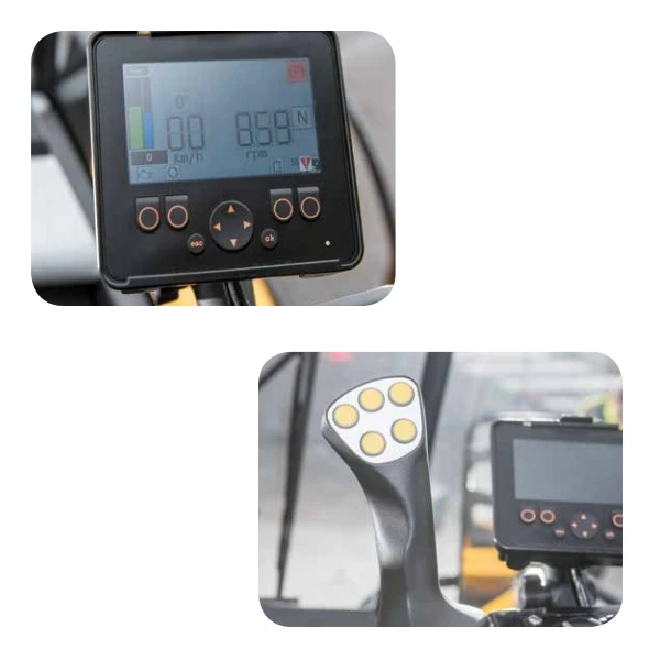 Pantalla de control digital en carretilla SANY SCP160G5 SCP250G5 SCP300G5 SCP320G5 GRUPOCIBSA.