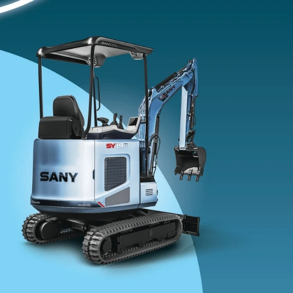 Excavadora Eléctrica SANY SY19E Vista Trasera.