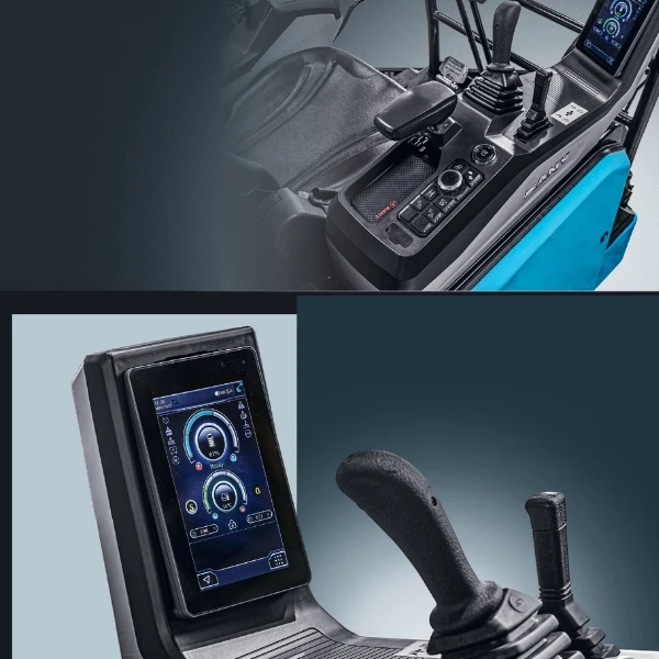 Controles Digitales De La Excavadora Eléctrica SANY SY19E2.