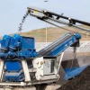 Planta De Trituración CAMS CTR 1200 En Trabajo De Reciclaje De Materiales De Construcción.