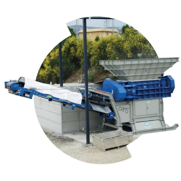 Trituradora Cero Emisiones Cams UTS 750, UTS 1000, UTS 1200 Y UTS 1500 Con Sistema Eléctrico. GRUPOCIBSA.