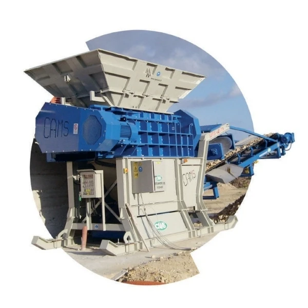 Trituradora De Residuos De Construcción Cams UTS 750, UTS 1000, UTS 1200 Y UTS 1500 De Alto Rendimiento. GRUPOCIBSA.
