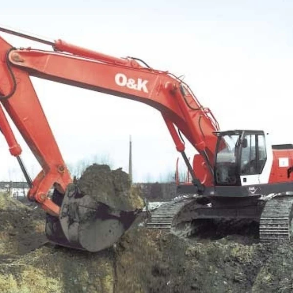 Excavadora O&K RH-25.5 diésel usada.